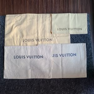 Louis Vuitton dust covers, set of 4